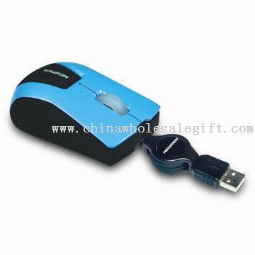 Mouse óptico 1.000 dpi, com porta USB/Combo