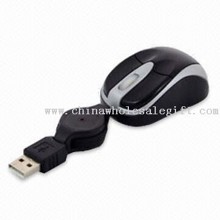 Bærbar mus for bærbar PC med uttrekkbar USB-kabel images