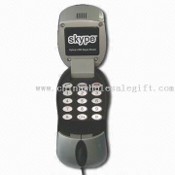 Telepon Skype Mouse USB dengan Sensor optik 800dpi, Built-in Speaker, dan Earphone images