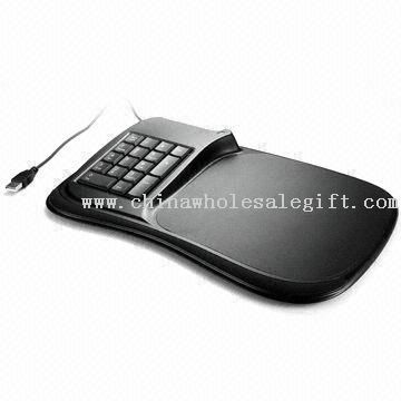 Mouse Pad USB Hub with Mini Keyboard and 10 to 90°C Hub Storage Temperature