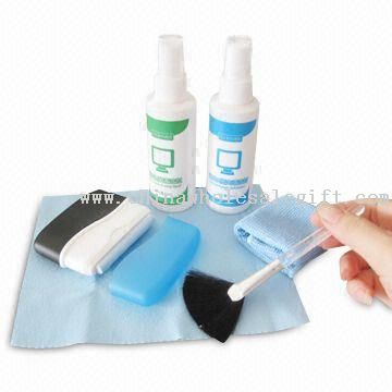 Kit de limpeza, inclui escovas limpa pára-brisas e produtos de limpeza, compatível com LCD e teclado