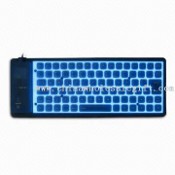 Ukuran mini fleksibel EL Keyboard images