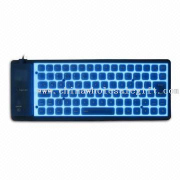 Mini dimensiunea flexibil EL tastatură