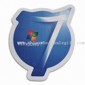 Mouse Pad, Made of Rubber + Fabric, with Heat-transfer Logo, Various Styles are Available small picture