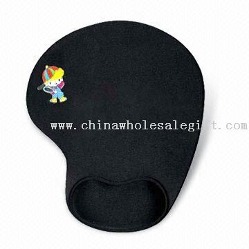Mouse Pad with Soft Arm/Wrist Rest and Dual Power Calculator, Measures 292 x 195 x 22mm