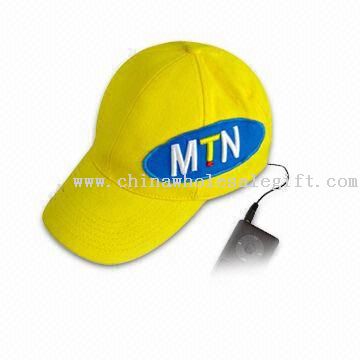 Music Hat Speaker with Earphone and Inner Speaker, Suitable for Computer, MP3 Player and iPod