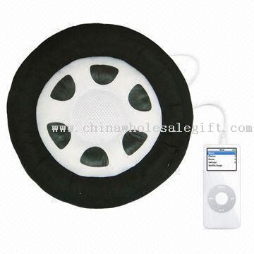 Speaker for iPod /MP3 Speaker with 25cm Diameter, Suitable for Home, Office and Travel Use