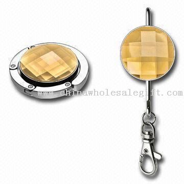 Set regalo, comprende Round Purse Hanger e Key Finder, loghi personalizzati sono accettate