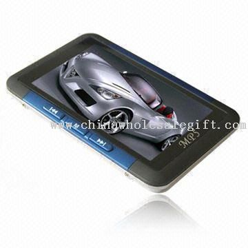 Tela de 3,0 polegadas MP5 Flash Player com cartão MicroSD, suporta formatos de filme AVI, RM, RMVB, diretamente