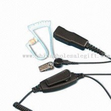 Confortable-à-porter de auriculares Kit de vigilancia de radio de dos vías con Palm Inline PTT micrófono images