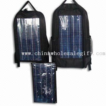 Laptop Solar Charger with 18V/1,180mA Panel and 12.6V AC/DC Input Voltage