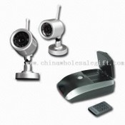 Wireless Multi-camera Surveillance Kit with Remote Control and 62° Viewing Angle images