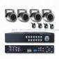 Waterproof Security Camera Kit with 1/4-inch Sharp CCD Image Sensor and 15m LED Distance small picture