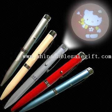 LED projetor caneta, logotipo personalizado impressão disponível