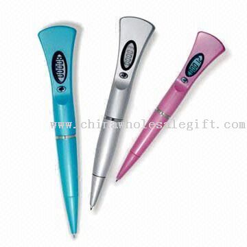 Multifunctional Pedometer Pen with Two in One Plastic Step Counter, Calorie Counter, and Logo Space