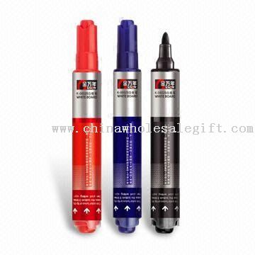 Pressed Whiteboard Marker, Available in Black, Blue, and Red Color
