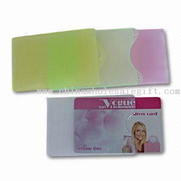 Posiadacze kart PVC z kilku warstw do przechowywania różnych kart, projekty dostosowane są mile widziane