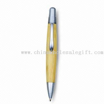 Wooden Pen with Push Function, Made of Maple