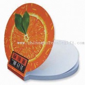 Fruit Shaped Sticky Notepad/Memo Pad with 50 Sheets Offset Paper and Glue Binding images