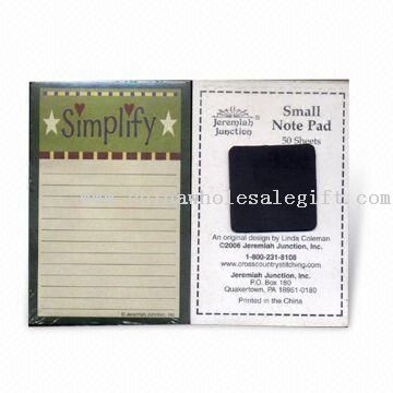 Notepad with Magnetic Strip, OEM Orders are Welcome