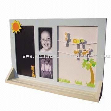 Photo Frame Memo Board with Clips