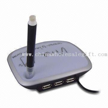 3-Port USB Hub mit Schreibtafel