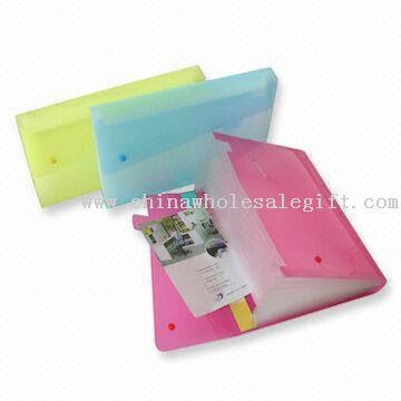 A4 Formato, espandendo i file con chiusura a corda, disponibile in PP colore