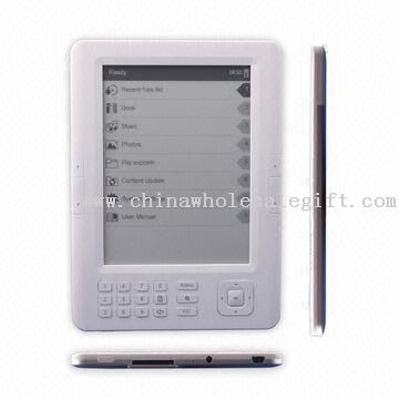 E-book Reader con tecnologia E-ink Display e la funzione G-sensor