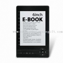 Lecteur de livre électronique avec écran E-ink 6,0 pouces et de niveau 4 ou 8 niveaux de gris images