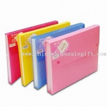 PP Expanding Files with 12 Pockets, Cord and Buckle Closures, Measuring A4 Size images