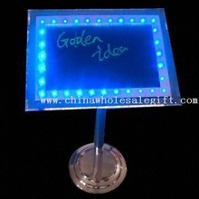 Stainless Standing LED Writing Board, Measuring 300 x 400 x 750mm images