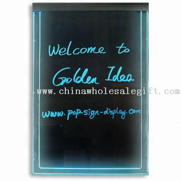 LED Writing Board, a színváltó távoli, mérési 520 x 320mm