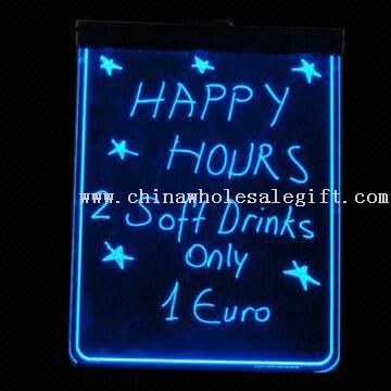 LED Writing Board with Adapter and Pen, Measures 60 x 48cm