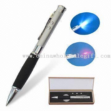 3-en-1 Multifuncional Láser Pen con antorcha y Bolígrafo
