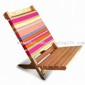 Cadeira de praia de madeira, mede 47 x 35 x 50 cm, impressão de transferência de calor small picture