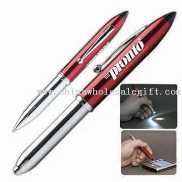 Tre-in-One PDA Pen con Super White LED torcia