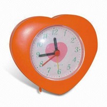 Desk Alarm Clock, Made of Plastic, Customzied Dial is Accepted images