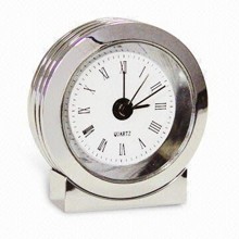 Reloj de escritorio promocional con función de alarma, de Metal images