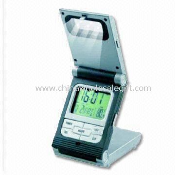 Jam LED senter obor dan Digital kalender