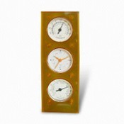 Настольные часы будильник с температурой и влажностью, в пластических материалов images