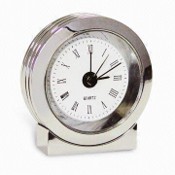 Promotional Desk Clock with Alarm Function, Made of Metal images