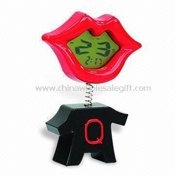 Mouth-shaped Digital Clock, Measuring 13 x 9.5 x 3cm