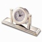 Pilar kuarsa meja/Alarm Clock, logo yang disesuaikan yang menyambut, langkah-langkah 197 x 95 x 50 mm small picture