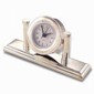 Søjle kvarts tabel/Alarm Clock, tilpassede logoer er velkommen, måler 197 x 95 x 50 mm small picture