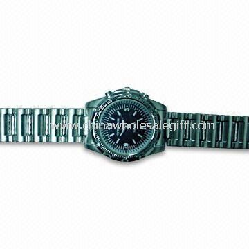 6 x 8 Three-hand Quartz Watch with Alloy Case and Strap, Suitable for Men