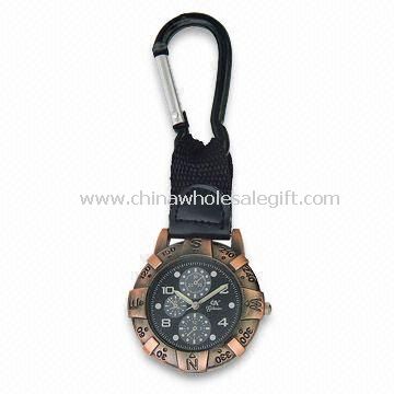 Bronze Colored Pocket Watch with Bright Phosphor Hands, Can be Seen Clearly in Night
