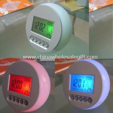 Novelty Colorful Digital Clock, Made of Plastic