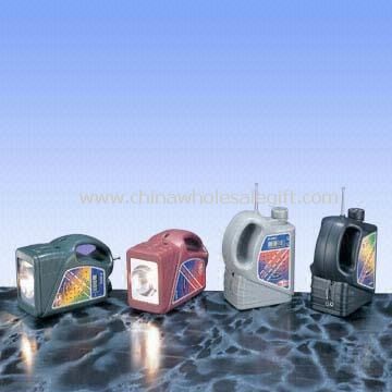 Petrol Tank Shaped AM/FM Radio with Optional LCD Alarm Clock and Torch Light