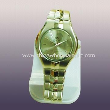 Quartz Watch with Alloy Case and Band