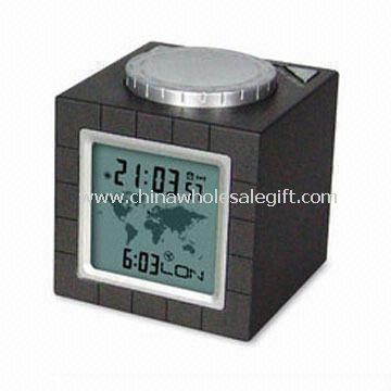 Mundo reloj Digital con alarma